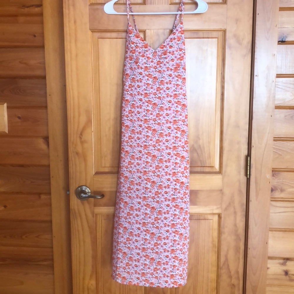 Pink Lily Pink Floral Dress